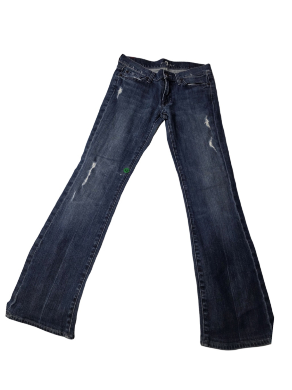 Women's 7 For All Mankind Flare Jeans Size 26 Blue